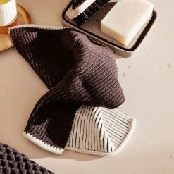 Ferm LIVING Twofold Cloth - Set Of 2 -Louise Smærup shop ferm living vaskeklud twofold cloth set of 2 choco off white 6920655 scaled