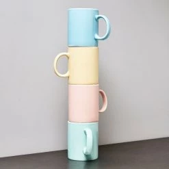 Hay Rainbow Collection / Mug -Louise Smærup shop hay kop rainbow mug light yellow 2938586 scaled