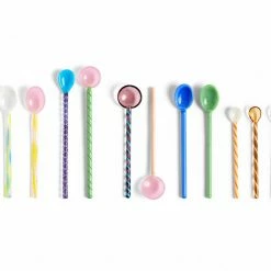 Hay Glass Spoons -Louise Smærup shop hay skeer glass spoons spice amber light pink white 2461806