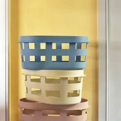 Hay Basket -Louise Smærup shop hay vasketoejskurv laundry basket small soft blue 4089011 scaled