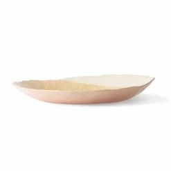 HKliving Ceramic Plate Organic -Louise Smærup shop hk living fad ceramic plate organic cream white 1736355