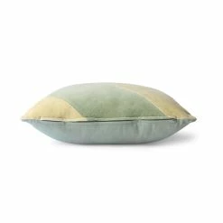 HKliving Striped Velvet Cushion -Louise Smærup shop hk living pude striped velvet cushion mint green 6140323