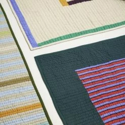 Hübsch Twist Bedspread 5 Hübsch Twist Bedspread -Louise Smærup shop huebsch taeppe twist bedspread stripe petrol multicolour 2315340 scaled