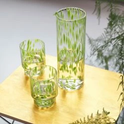 & Klevering Carafe Tortoise Green 5 & Klevering Carafe Tortoise Green -Louise Smærup shop klevering karaffel carafe tortoise green green 4132220 scaled