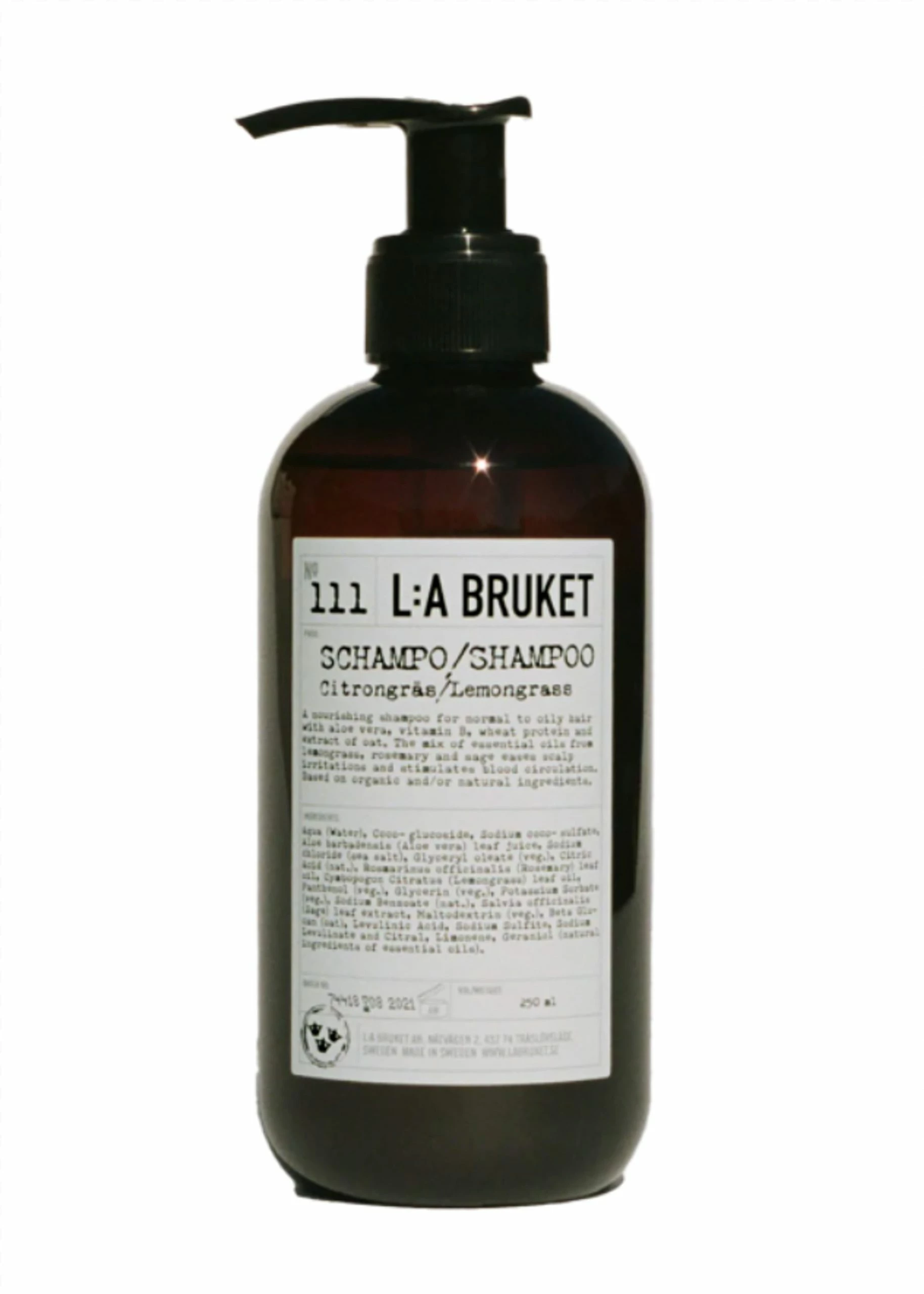 L:A Bruket No. 111 Shampoo Lemongrass 1 L:A Bruket No. 111 Shampoo Lemongrass