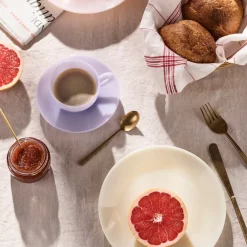 Lucie Kaas Milk Cup W. Saucer -Louise Smærup shop lucie kaas kop milk cup w saucer lavender 8668495 scaled