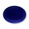 Lyngby Porcelain Rhombe Oval Serving Dish 35x26.5 Cm
