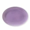 Lyngby Porcelain Rhombe Oval Serving Dish 35x26.5 Cm