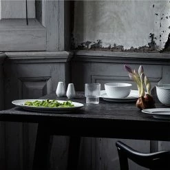 Lyngby Porcelain Rhombe Salt & Pepper Set -Louise Smærup shop lyngby porcelain salt lyngby porcelain rhombe salt pepper set white 9514061 scaled