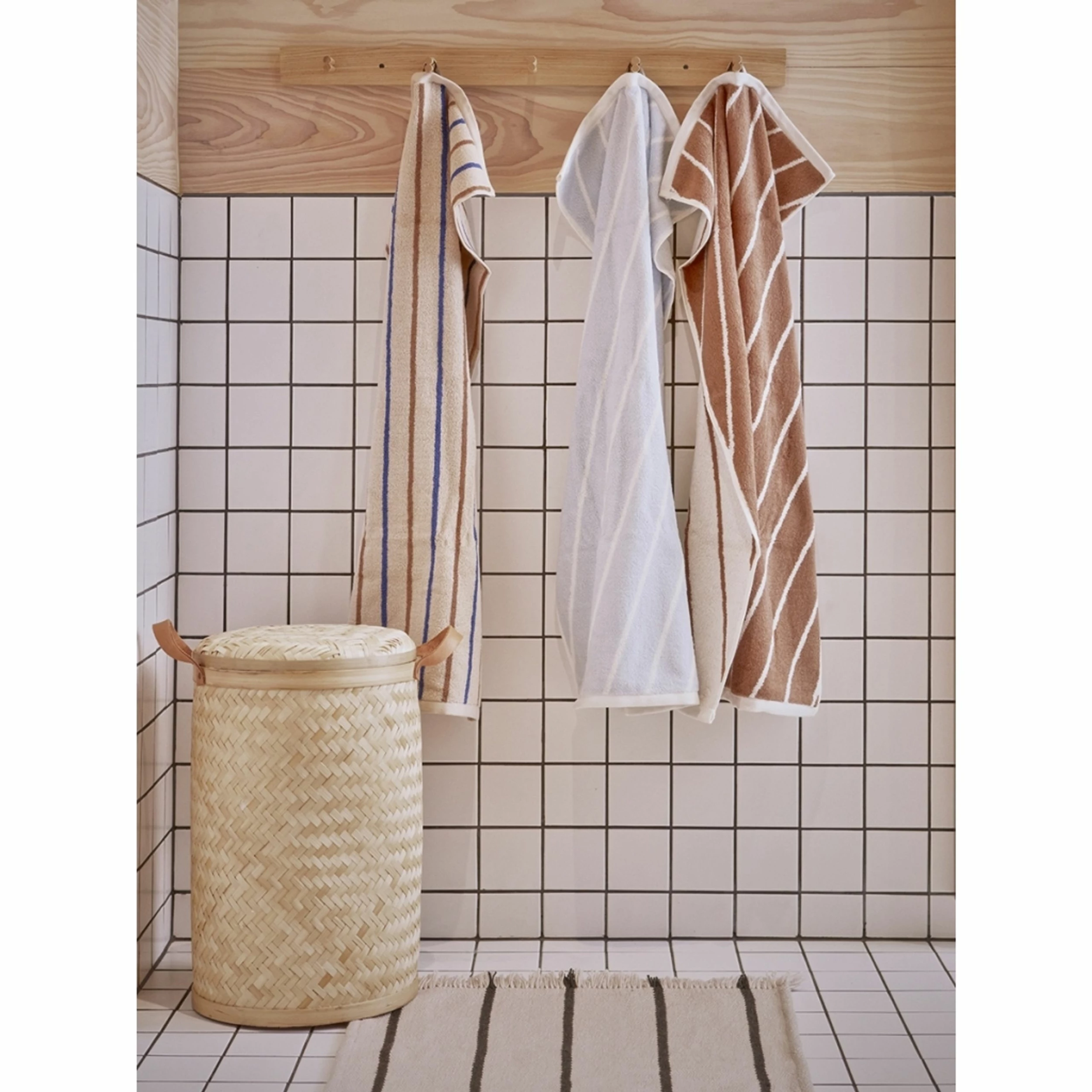 OYOY LIVING Sporta Laundry Bin - Round 2 OYOY LIVING Sporta Laundry Bin - Round - Billede 2